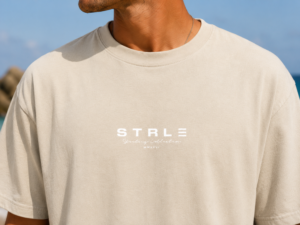 Sterling Collection Tee – Vintage Cream