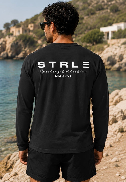 Sterling Collection Long Sleeve Tee - Black