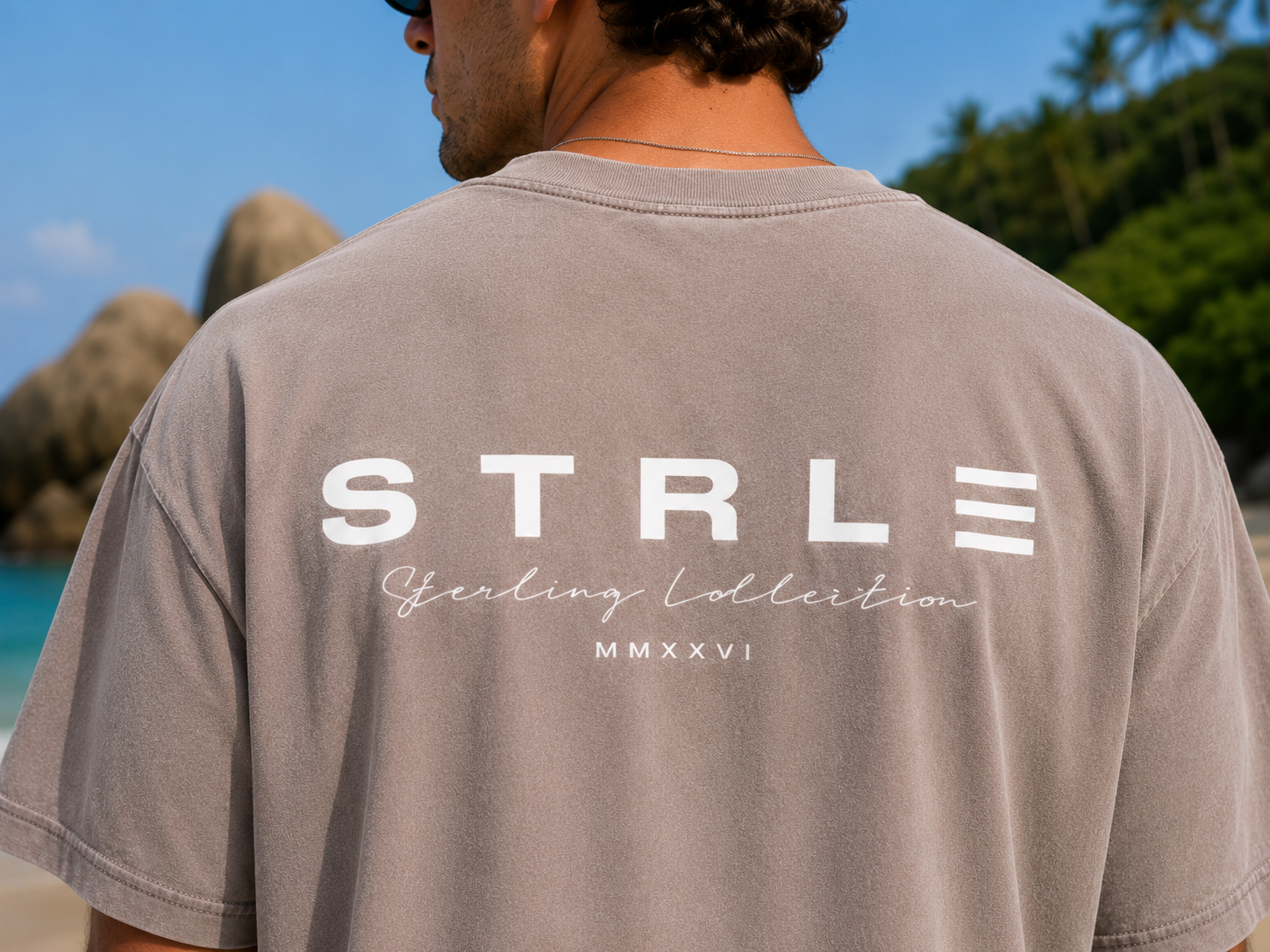 Sterling Collection Tee – Taupe