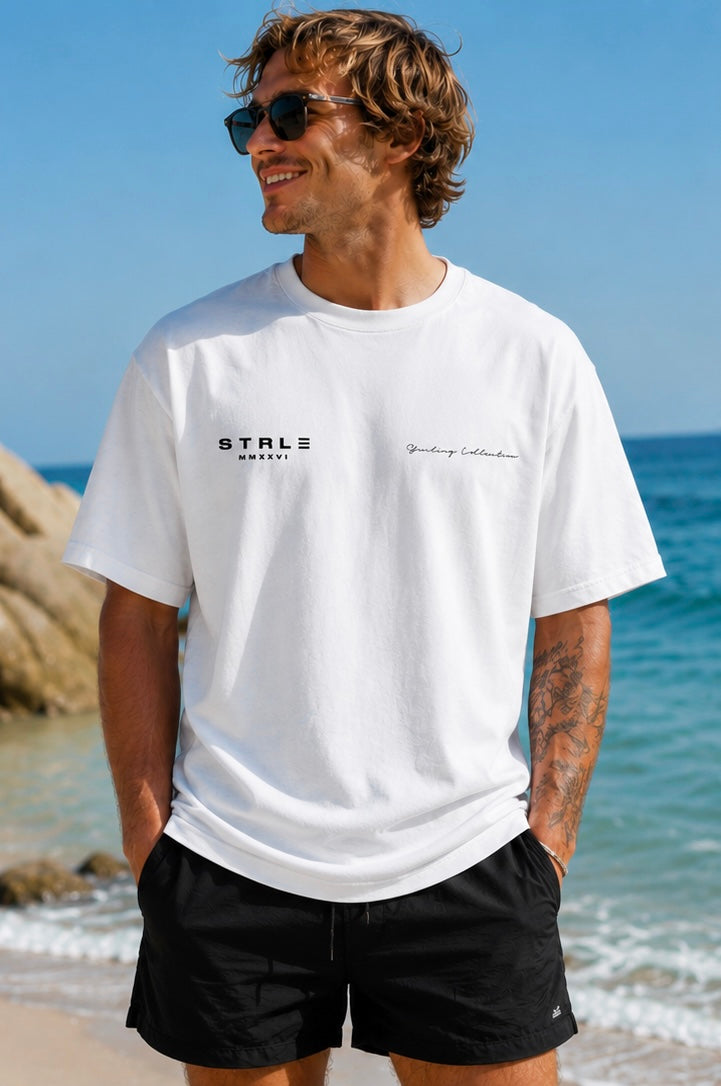 Sterling Collection Tee – White