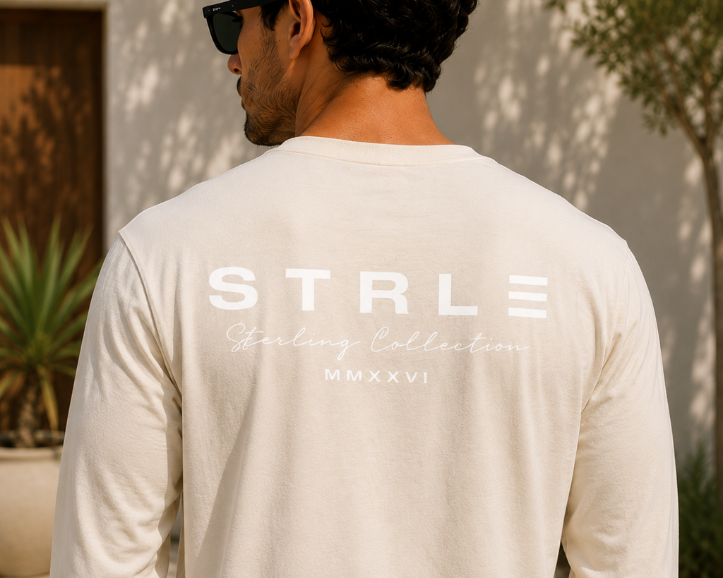 Sterling Collection Long Sleeve Tee - Vintage Cream